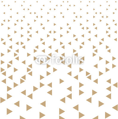Abstract gold geometric hipster fashion design print triangle pattern