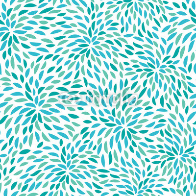 Vector flower pattern. Seamless floral background.