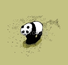 Naklejki Panda