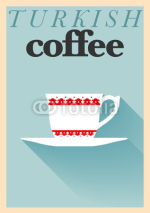 Obrazy i plakaty Vintage Turkish Coffee Poster