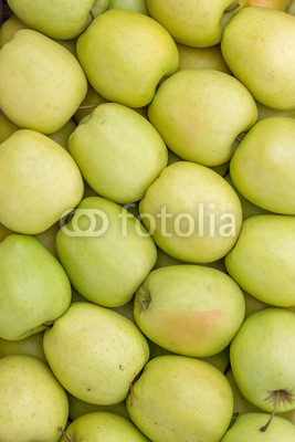 Farmers market apples background