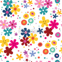 Fototapety flowers pattern