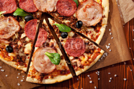 Fototapety Meat Pizza