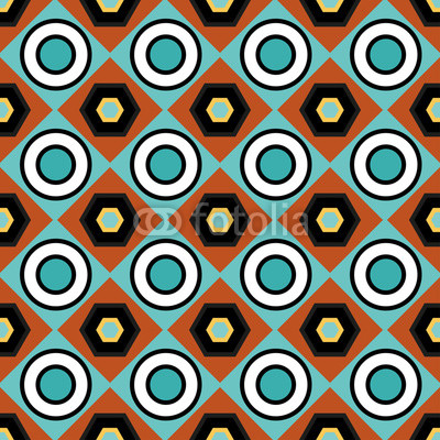 color abstract geometric seamless pattern