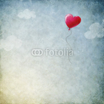 Fototapety heart balloon