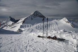 Naklejki Mountain-skiing