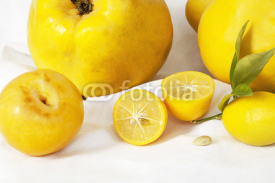 Naklejki Yellow fruits.