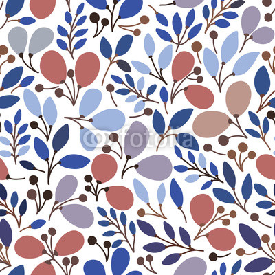 Vector seamless pattern with leaves. It can be used for desktop wallpaper or frame for a wall hanging or poster,for pattern fills, surface textures, web page backgrounds, textile and more.