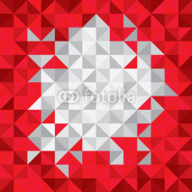 Naklejki Modern design hipster triangle background. Multicolor - grayscal