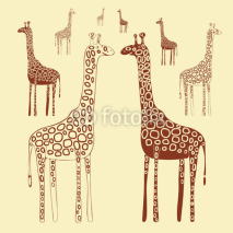 Obrazy i plakaty Giraffe