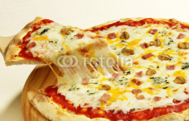 Fototapety four cheese pizza