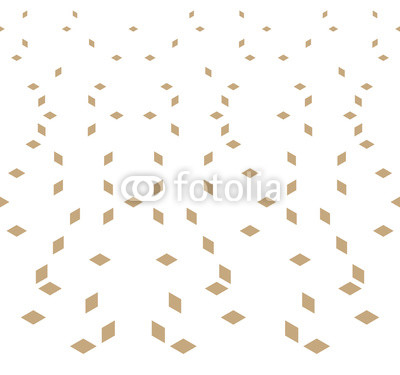 Abstract geometric gold graphic minimal halftone pattern