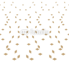 Obrazy i plakaty Abstract geometric gold graphic minimal halftone pattern