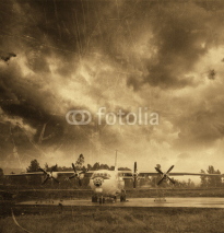 Obrazy i plakaty Retro aviation, old airplane
