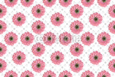 Seamless Floral pattern with pink flowers
