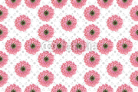 Seamless Floral pattern with pink flowers