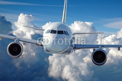 Commercial Airliner in Flight