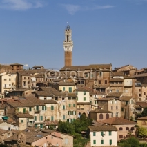 Naklejki Panorama di Siena