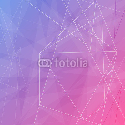 Modern abstract crystal background template