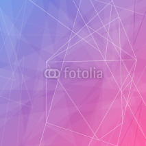 Modern abstract crystal background template