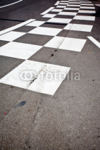 Naklejki Car race asphalt