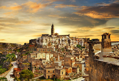 beautiful Matera - ancient city of Italy