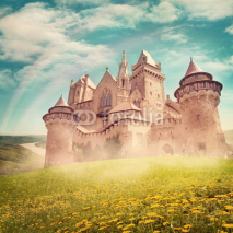 Obrazy i plakaty Fairy tale princess castle