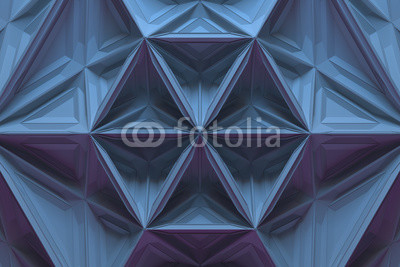 Abstract 3d rendering background. Deformed mesh. Fractal like surface. 3D generated objects with detailed polygon subdivision.