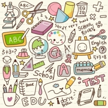 Obrazy i plakaty Cute Doodle Back to School