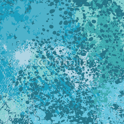 Grunge vector background in blue and green tones
