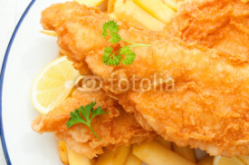 Naklejki Fish and chips