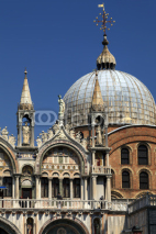 Naklejki Basilique sur la place St Marc à Venise