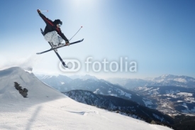Naklejki Jumping Skier