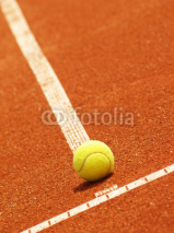 Obrazy i plakaty Tennisplatz Linie mit Ball 53