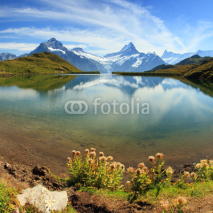 Naklejki Swiss mountain Alps lake - Grindelwald
