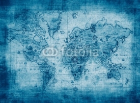 Fototapety ancient map of the world