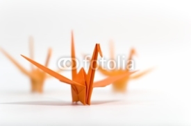 Naklejki origami birds