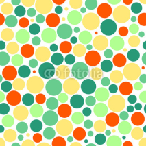 Naklejki Seamless background with colorful dots