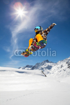 Fototapety snowboarder