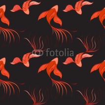 Naklejki fish seamless pattern