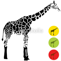 Naklejki Giraffe Profile