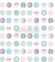Naklejki Seamless pattern for covers, backgrounds for posters. Vector illustration with elements mempship.
