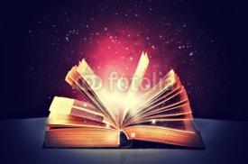 Fototapety magic book open