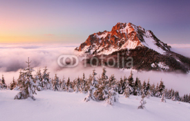 Naklejki Winter mountain landscape - Slovakia