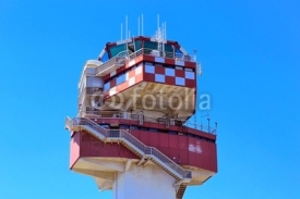 Naklejki Torre di controllo di aeroporto - controllori di volo