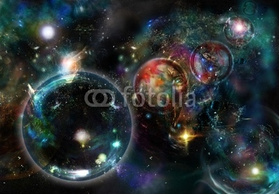 Cosmic Nebulas and by enigmatic circles