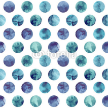 Fototapety Watercolor circles pattern