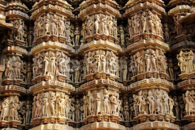 Fototapety Wall Carvings at Khajuraho