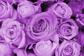 Purple wedding arrangement