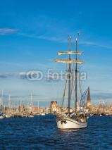 Fototapety Segelschiffe auf der Hanse Sail  in Rostock.